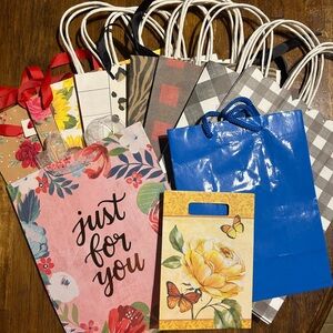 Assorted Colorful Gift Bag Set
